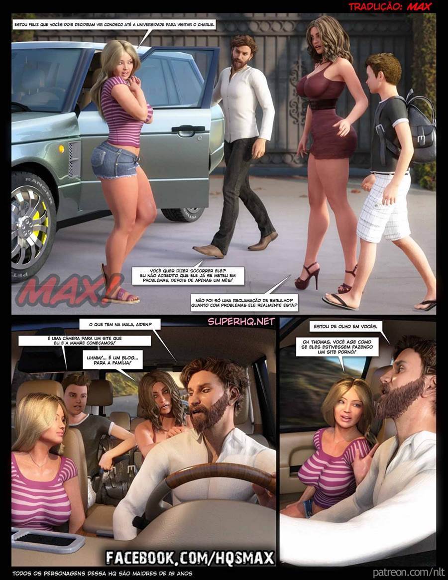 Orgia da mamãe - 3D - HQ Hentai